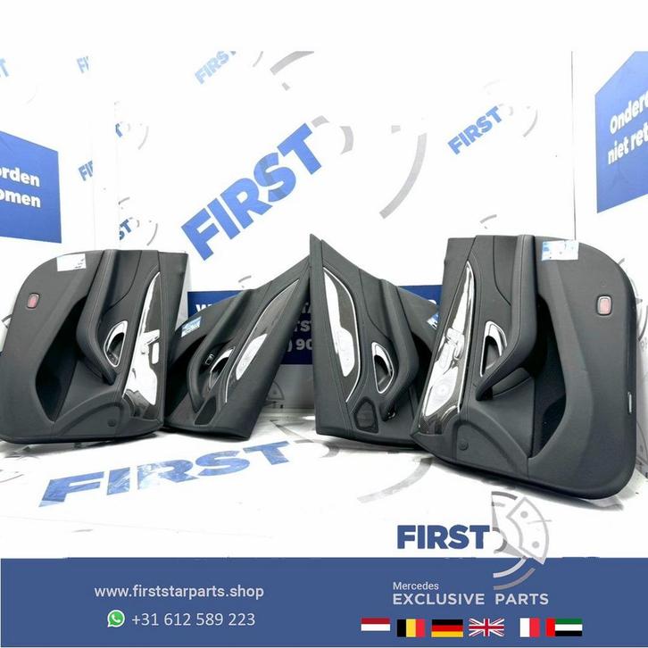 W257 C257 CLS KLASSE CARBON DEURPANEEL SET INTERIEUR LRVA PO, Auto-onderdelen, Interieur en Bekleding, Mercedes-Benz, Gebruikt