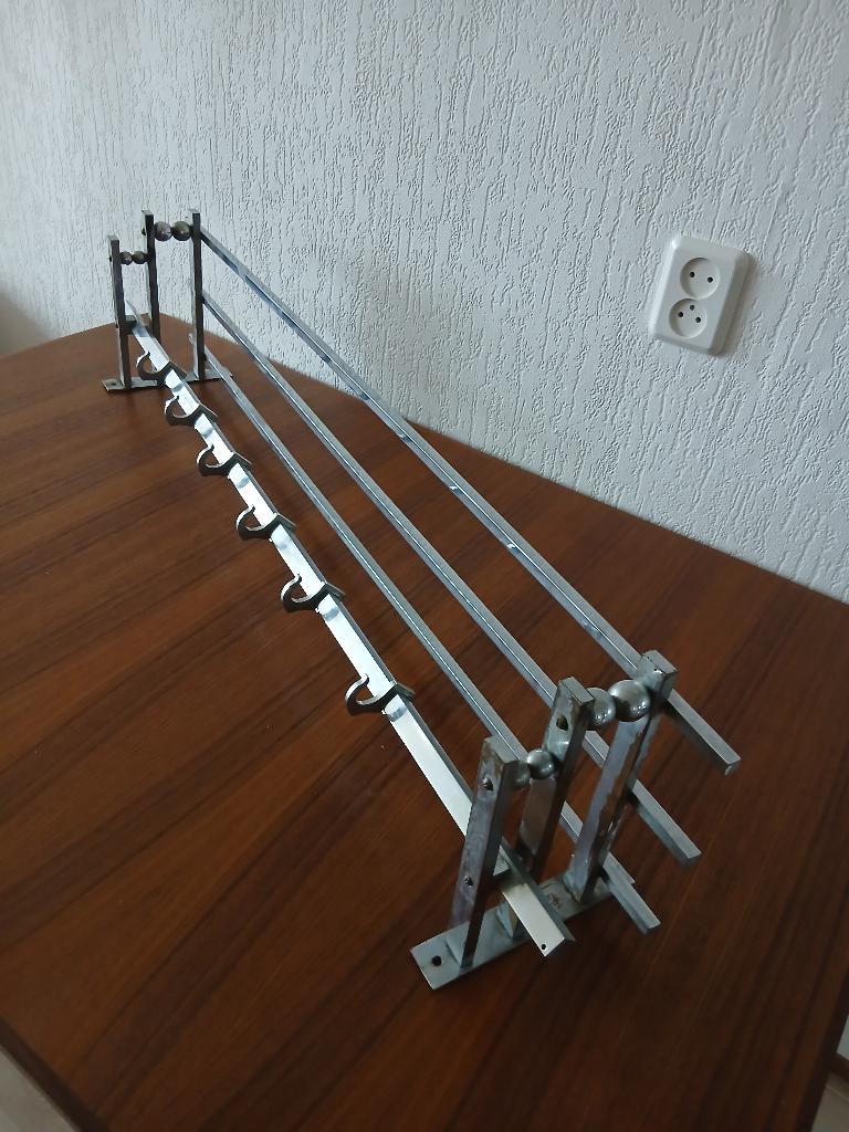 Art Deco Wand kapstok - Bauhaus - Vintage, Huis en Inrichting, Woonaccessoires | Kapstokken, Gebruikt, 100 tot 150 cm, Metaal