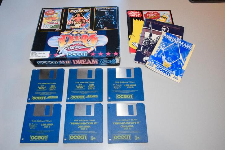 Commodore Amiga : The Dream Team Pack (Ocean), Computers en Software, Vintage Computers, Ophalen of Verzenden