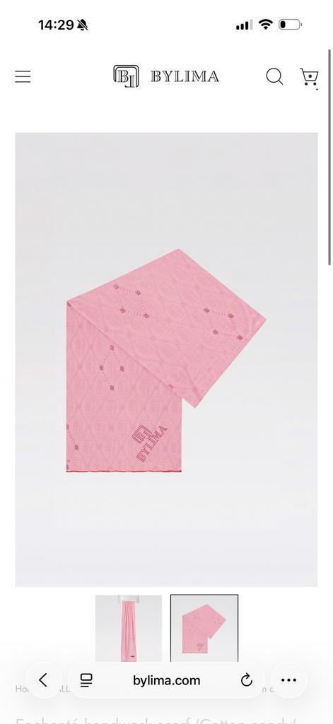 Bylima hoofddoek, Ophalen of Verzenden, Zo goed als nieuw, Sjaal