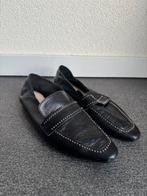 Zara zwarte soepele leren loafers instappers met studs, Zwart, Zara, Ophalen of Verzenden, Zo goed als nieuw