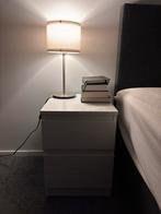 Ikea Kullen Nachtkastje + Ringsta/Skaftet Lamp, Ophalen, Minder dan 45 cm, Zo goed als nieuw, Minder dan 55 cm