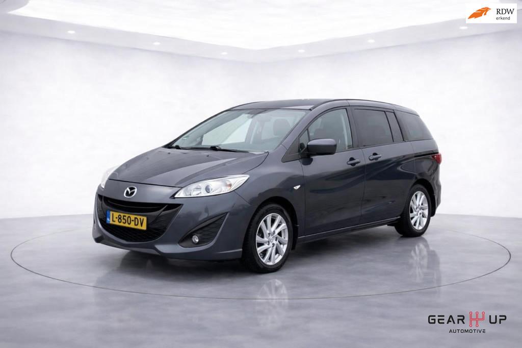 Mazda 5 2.0 TS+ CLIMA|CRUISE|STOELVERW|PARK.S|LICHTMETAAL|, Auto's, Mazda, Voorwielaandrijving, Euro 5, Gebruikt, 4 cilinders