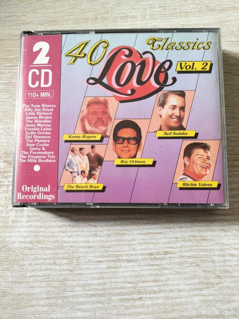 40 love classics vol 2 2 cd box, Ophalen of Verzenden, Pop