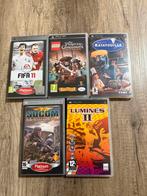 5 PSP games: FIFA 11, LEGO Pirates, Ratatouille, SOCOM, Lumi, Spelcomputers en Games, Overige genres, 1 speler, Ophalen of Verzenden