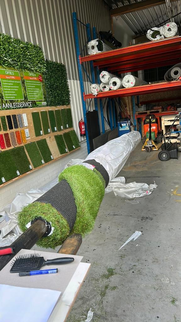 Kunstgras 4,80x4 45mm, Tuin en Terras, Gras en Kunstgras, Ophalen, Nieuw, 10 tot 20 m², Kunstgras