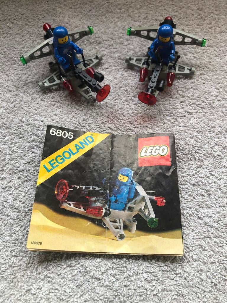 LEGO Classic Space 6805 Astro Dasher (2x) met instructies, Gebruikt, Lego, Ophalen of Verzenden, Space