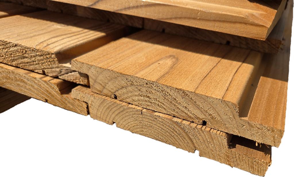 12.6 m2 Thermowood channelsiding - n: TP9, Tuin en Terras, Palen, Balken en Planken, Ophalen, Nieuw, 180 tot 250 cm, Planken