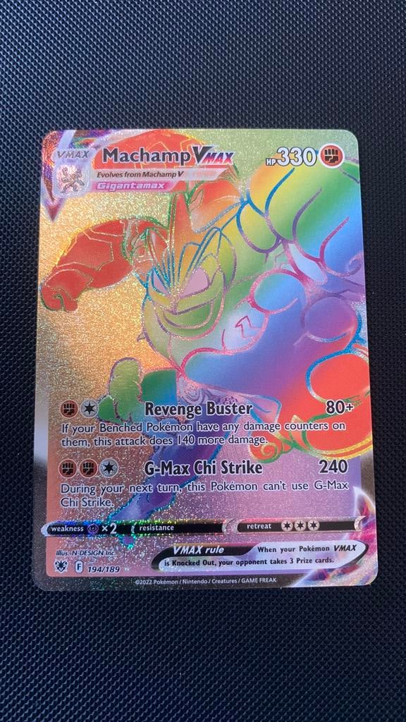 Machamp Vmax, Ophalen of Verzenden, Zo goed als nieuw