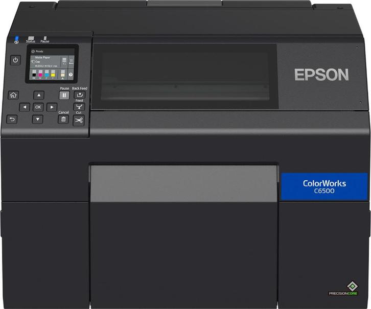 Epson ColorWorks CW-C6500Ae, cutter, disp., USB, C31CH77102, Computers en Software, Labelprinters, Nieuw, Etiket, Tape-label, Verzenden