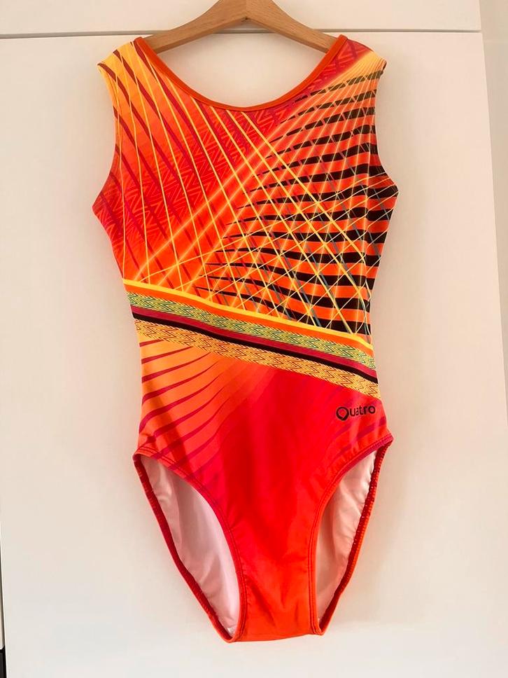 Turnpakje maat AM/36/XXS, Sport en Fitness, Turnen, Zo goed als nieuw, Turnpak(je), Kindermaat 146 t/m 176, Ophalen of Verzenden