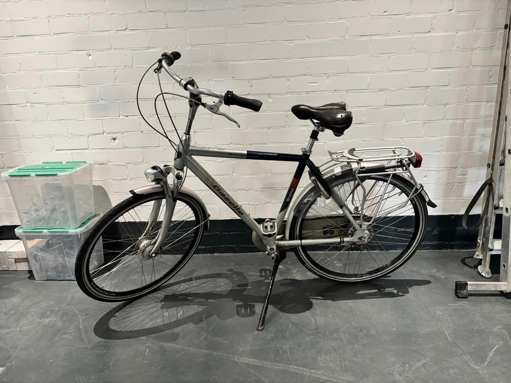 Herenfiets Gazelle Orange Limited Edition, Fietsen en Brommers, Gebruikt, Velgrem, Versnellingen, Ophalen of Verzenden