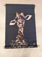 Poster Junkie Wandkleed Giraffe met Bloemen (40x57 cm), Ophalen, Zo goed als nieuw