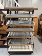 Stelling op wielen, rekken, bakkersrekken, broodrekken, Ophalen, Gebruikt