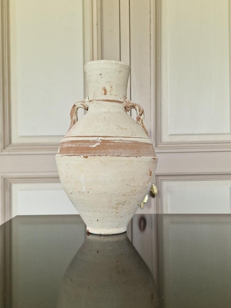 Oude amfora, Gebruikt, Overige kleuren, Ophalen of Verzenden, Glas