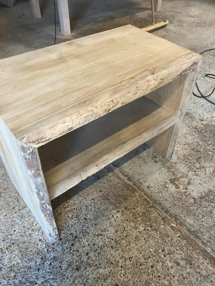 Massief eiken badkamer meubel, Huis en Inrichting, Badkamer | Badkamermeubels, Zo goed als nieuw, Minder dan 100 cm, 50 tot 100 cm