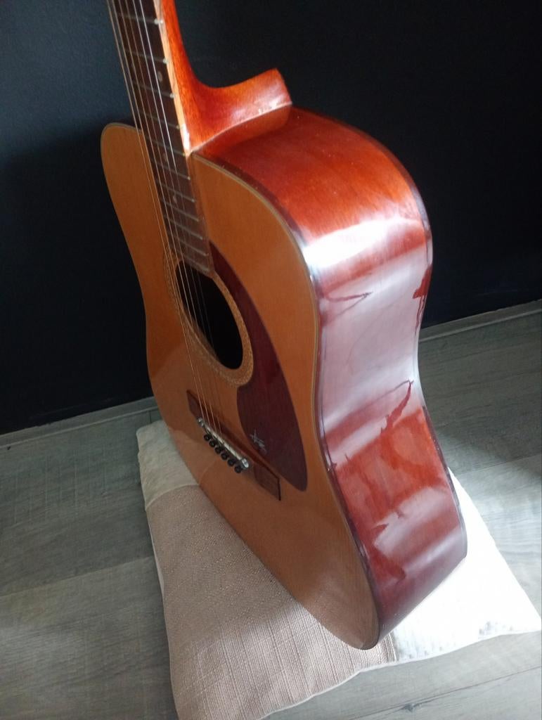 Kiso Suzuki Takeharu WT-100 Gitaar uit 1973, Ophalen of Verzenden, Gebruikt, Western- of Steelstringgitaar