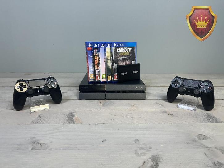 PlayStation 4 1TB SSD - 2 controllers - 5 games - USB SSD, Spelcomputers en Games, Spelcomputers | Sony PlayStation 4, Gebruikt