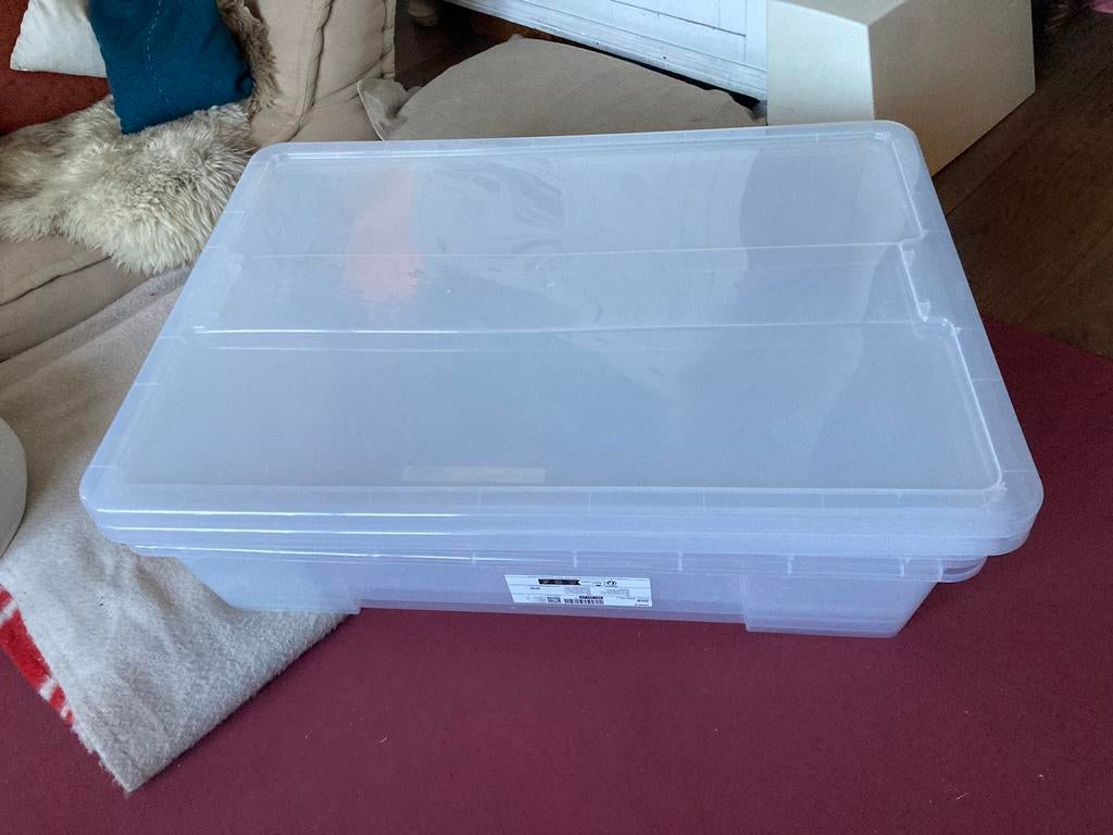 Ikea Samla bedbakken, Doe-het-zelf en Verbouw, Kratten en Dozen, Ophalen, 75 tot 100 cm, Zo goed als nieuw, Minder dan 35 cm