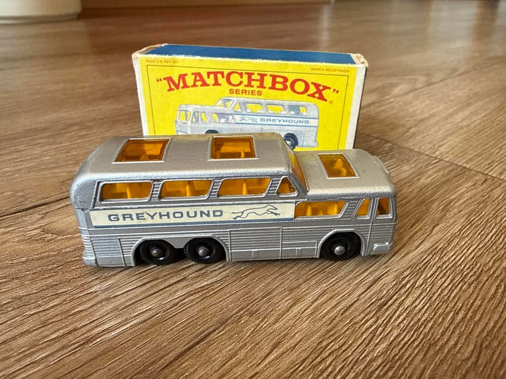 Matchbox RW 66 Greyhound Bus in originele box, Ophalen of Verzenden, Gebruikt, Overige typen