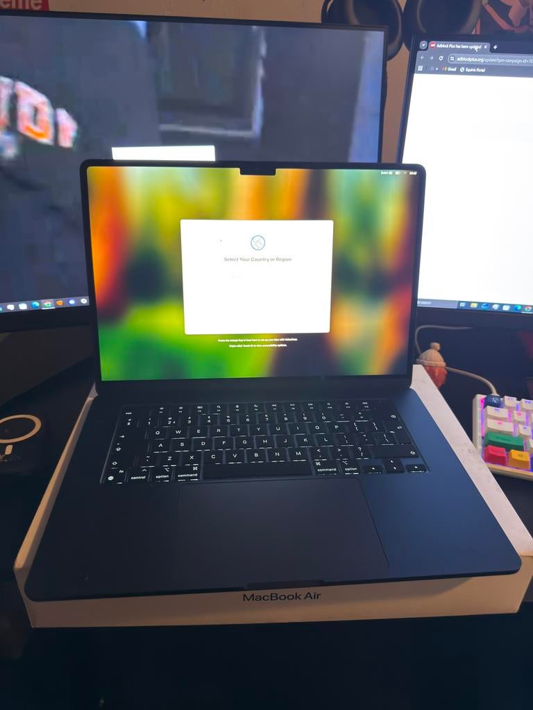 Macbook air M2 - 15.3”, 256GB SSD, 8GB Ram, Ophalen of Verzenden, Zo goed als nieuw