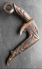 Oude Indonesische Karambit No Kris Keris, Ophalen of Verzenden