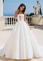 Trouwjurk strapless maat 38/40, Ophalen of Verzenden, Zo goed als nieuw, Wit, Trouwjurk