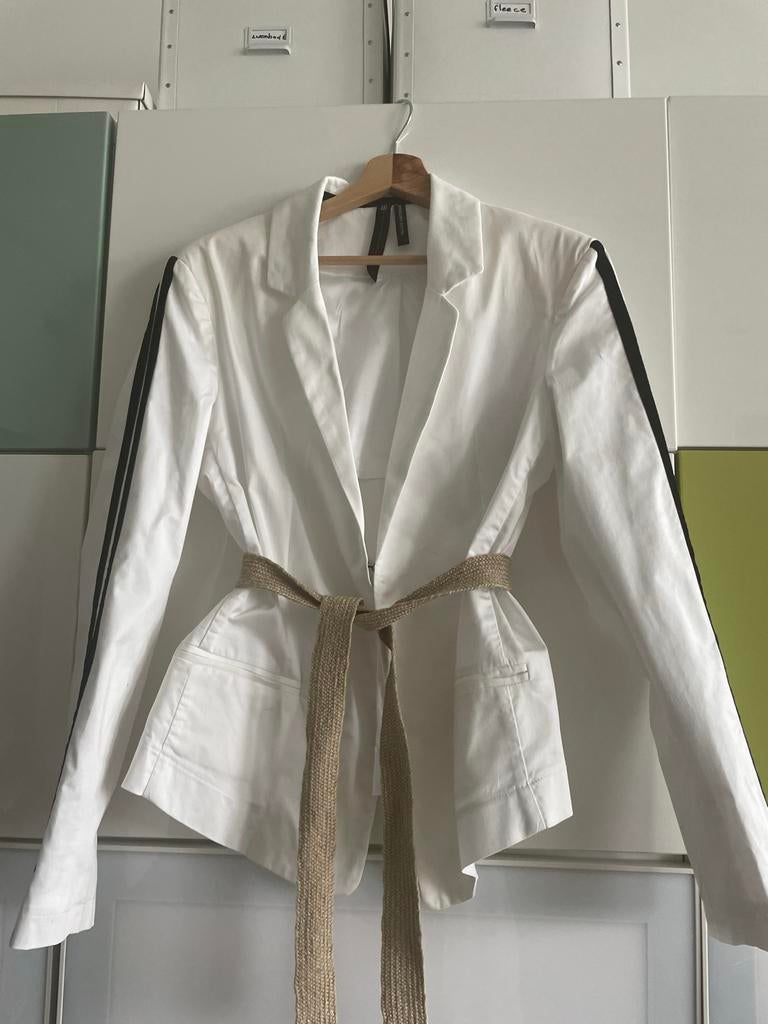 10DAYS wit katoenen colbert maat 38, Maat 38/40 (M), Wit, Ophalen of Verzenden, Jasje