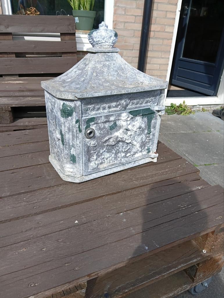 Gietijzeren brievenbus - Opknapper met karakter, Tuin en Terras, Brievenbussen, Ophalen of Verzenden