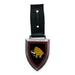 Borstzakhanger 19 AFDELING VELDARTILLERIE, Ophalen of Verzenden, Landmacht, Nederland, Embleem of Badge