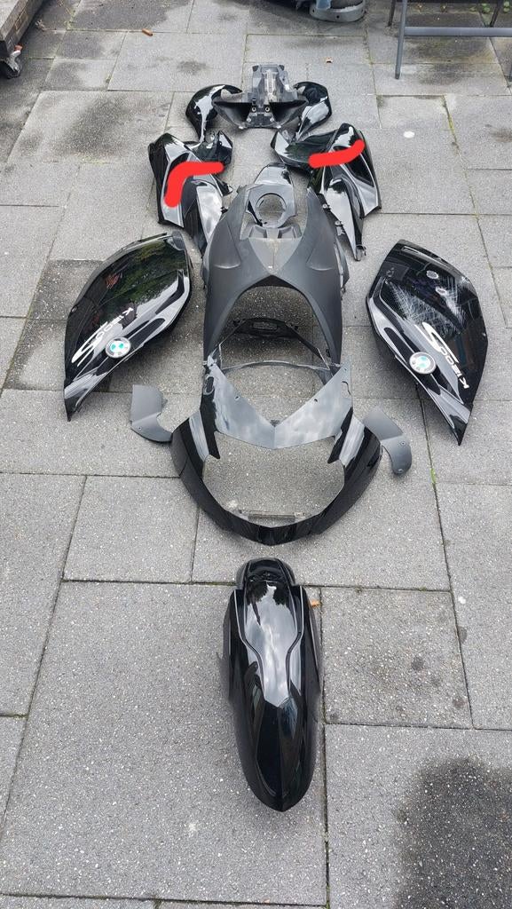 Bmw K1200S zwart 716 kuipdelen, Ophalen of Verzenden