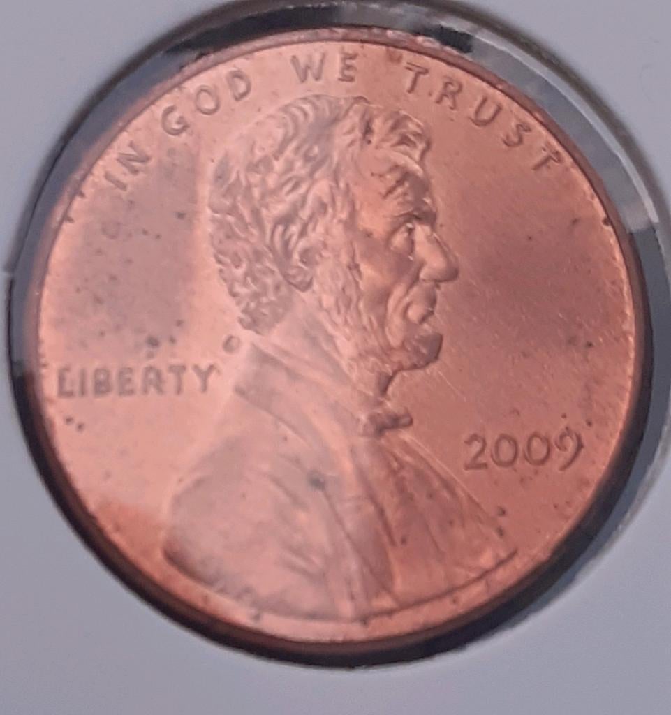 Amerikaanse munt 2009 Lincoln cent, Ophalen of Verzenden, Losse munt