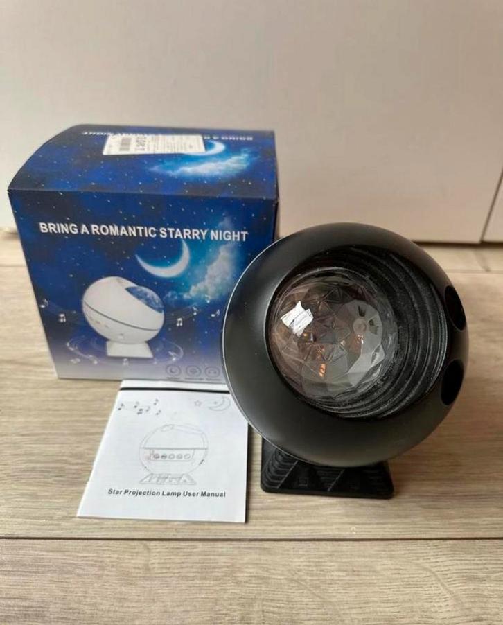 Galaxy Sterrenprojector – Sterrenhemel Projector Lamp, Huis en Inrichting, Lampen | Spots, Zo goed als nieuw, Metaal of Aluminium
