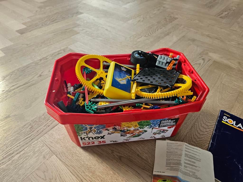 K'nex volle bak met meerdere sets, Ophalen of Verzenden