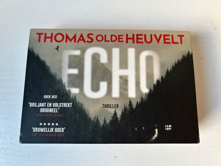Thomas Olde Heuvelt  Echo dwarsligger, Boeken, Thrillers, Zo goed als nieuw, Ophalen of Verzenden
