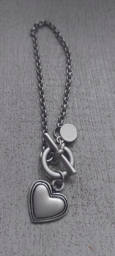 Kettinkje met hartje, Ophalen of Verzenden, Nieuw, Zilver, Overige materialen