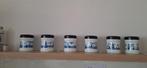 6 stuks sigarenpotten Willem ll met delfs blauw decor, Ophalen