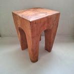 Bijzettafeltje teak, Ophalen, Minder dan 45 cm, Minder dan 55 cm, Vierkant