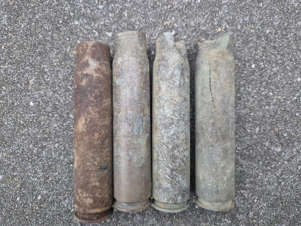 4x  20mm huls Engeland te koop, Ophalen of Verzenden, Luchtmacht, Engeland, Hulzen of Bodemvondsten