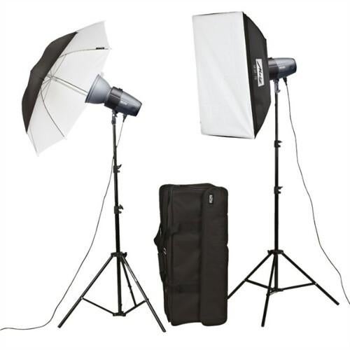 Starters studio flitsset Metz, Ophalen, Gebruikt, Complete fotostudio