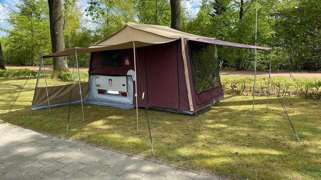 3Dog Scoutdog vouwwagen, Caravans en Kamperen, Ophalen, 3DOG, Meerkleurig, Tot en met 2