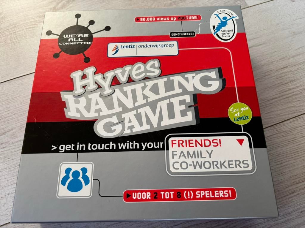 Hyves Ranking Game, Hobby en Vrije tijd, Gezelschapsspellen | Bordspellen, Ophalen of Verzenden, Zo goed als nieuw