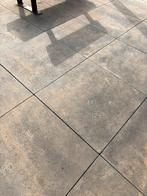 Te koop: ca80m2 schellevis tegels grijs, Ophalen, Zo goed als nieuw, 10 m² of meer, Vloertegels