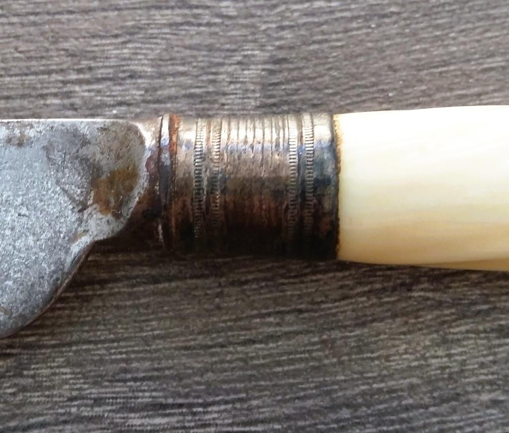 17 de eeuw Nederlandse Renaissance Tafelmes Reis Mes, Antiek en Kunst, Ophalen of Verzenden