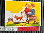 1377. Kaart illustr Will Berg poes kinderen, Ophalen of Verzenden, Ongelopen