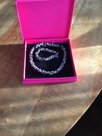 OTAZU ketting en armband ZILVER, klassieker, Met strass, Ophalen of Verzenden, Zo goed als nieuw, Grijs