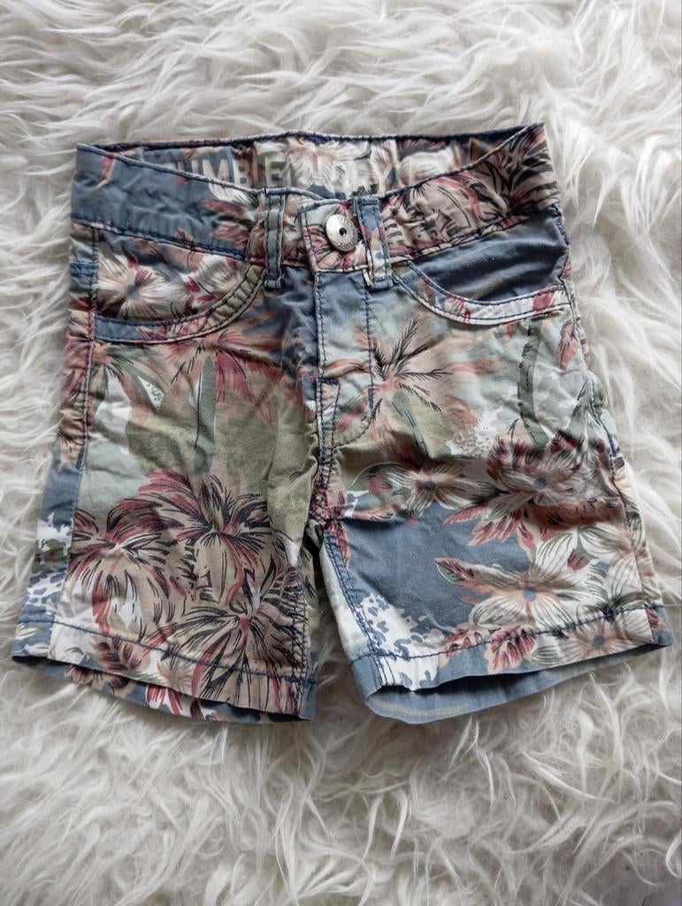 Tumble 'n Dry korte broek met bloemenprint - maat 86, Kinderen en Baby's, Babykleding | Maat 86, Ophalen of Verzenden, Tumble 'n Dry