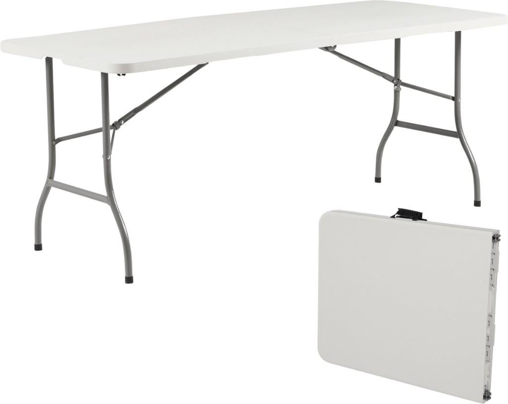 Klaptafel / Buffettafel 1.82 x 0.73m, Ophalen, Gebruikt, Rechthoekig, Kunststof
