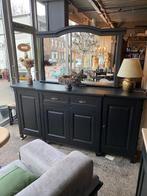 prachtig klassiek  mat zwart dressoir, Met plank(en), 150 tot 200 cm, Ophalen of Verzenden, Zo goed als nieuw