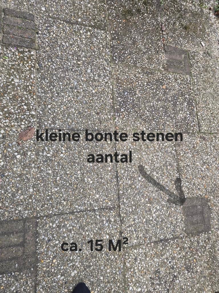 Grindtegels 60 x 40 ca. 15M², Ophalen, Gebruikt, Overige typen, 10 m² of meer